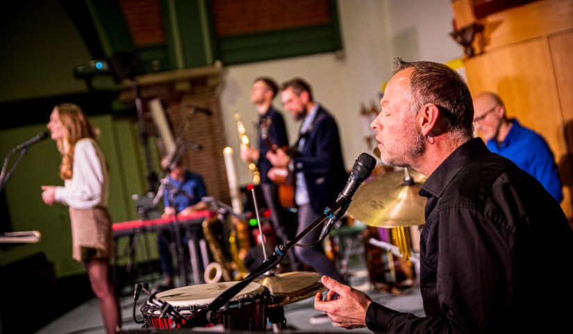 Concert van de Petrus-band in&nbsp;Ulrum