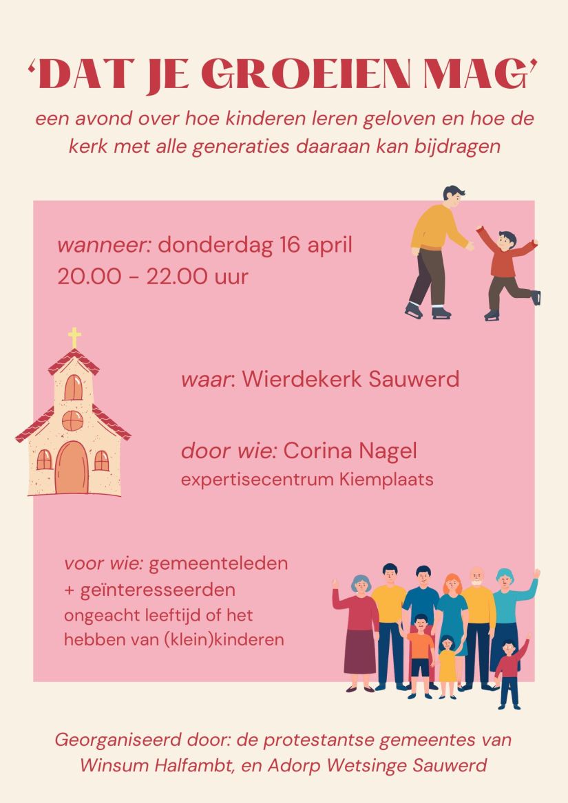 Lezing Geloofsopvoeding 16&nbsp;april