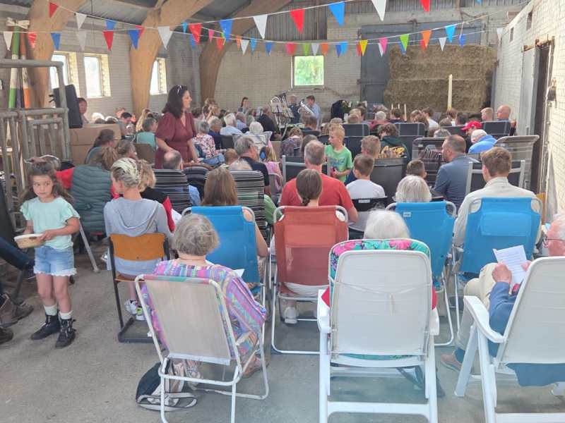 Pinksteren op de boerderij: belijdenisdienst
